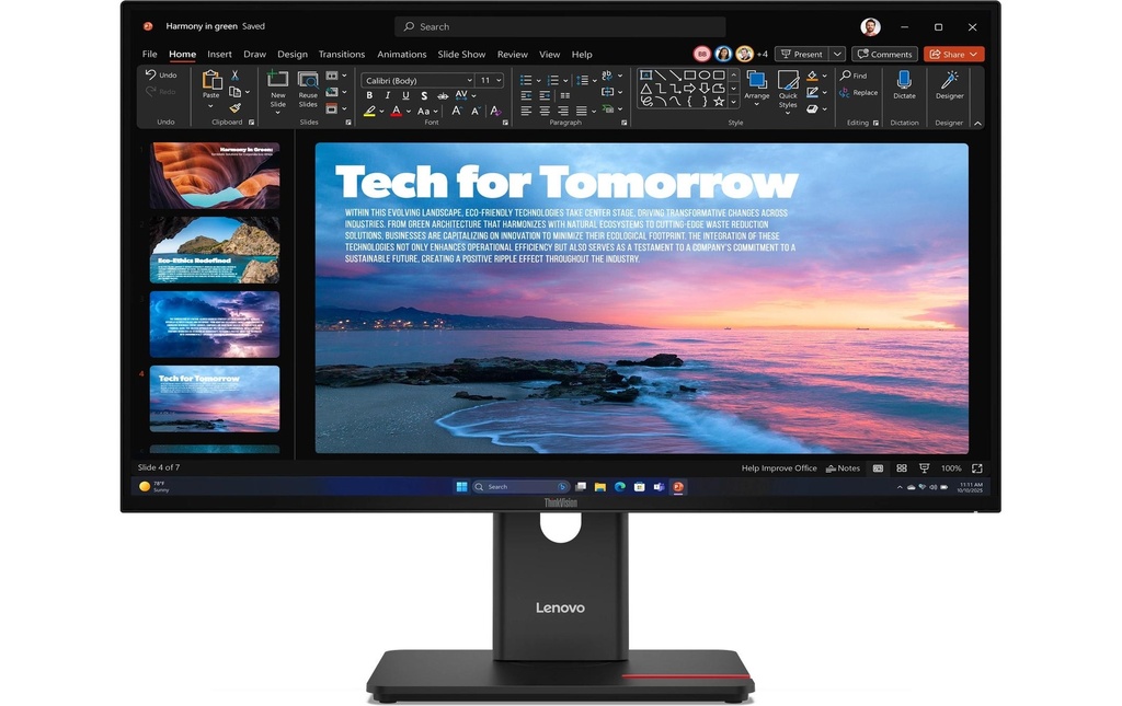 Lenovo Moniteur ThinkVision T27QD-40 27 , 2560 x 1440 (WQHD)