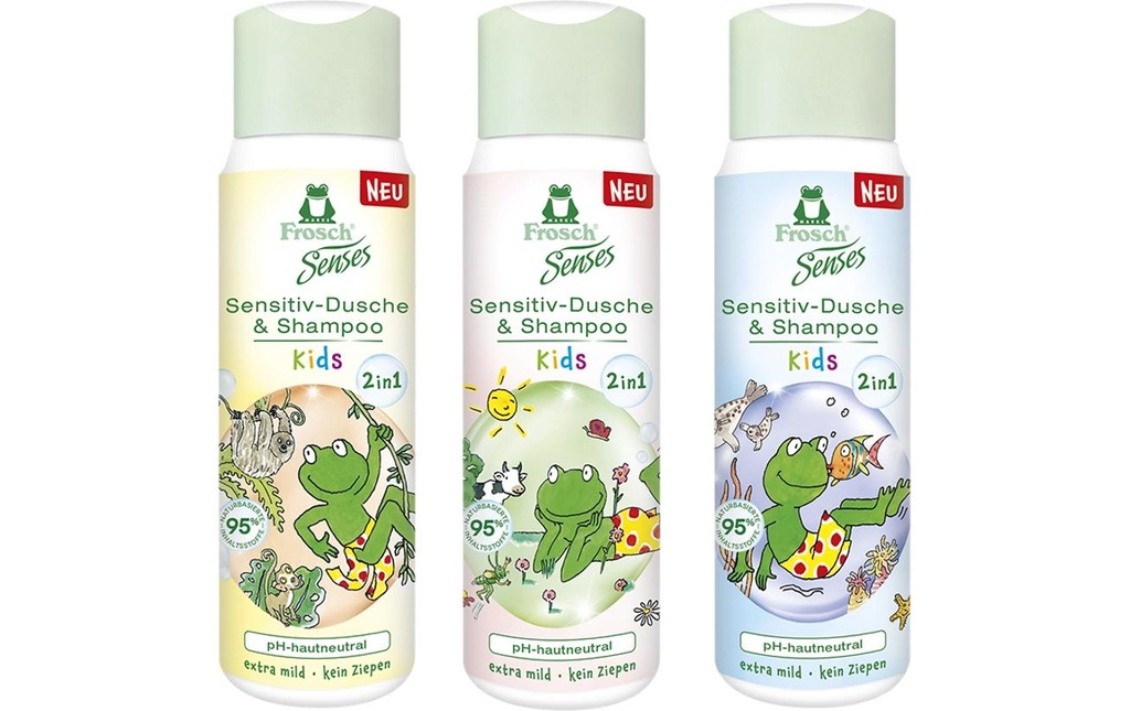 Frosch Douche & shampooing pour enfants 300 ml assorti