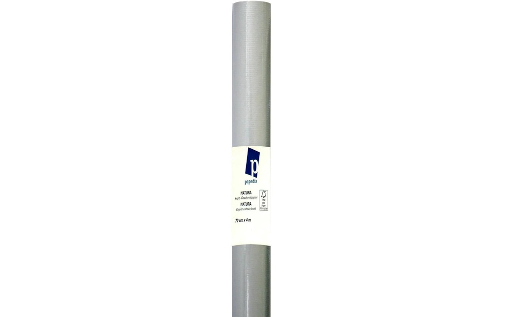 Neutral Papier cadeau Force 1 Pièce/s, Doré/Blanc, 70 cm x 4 m