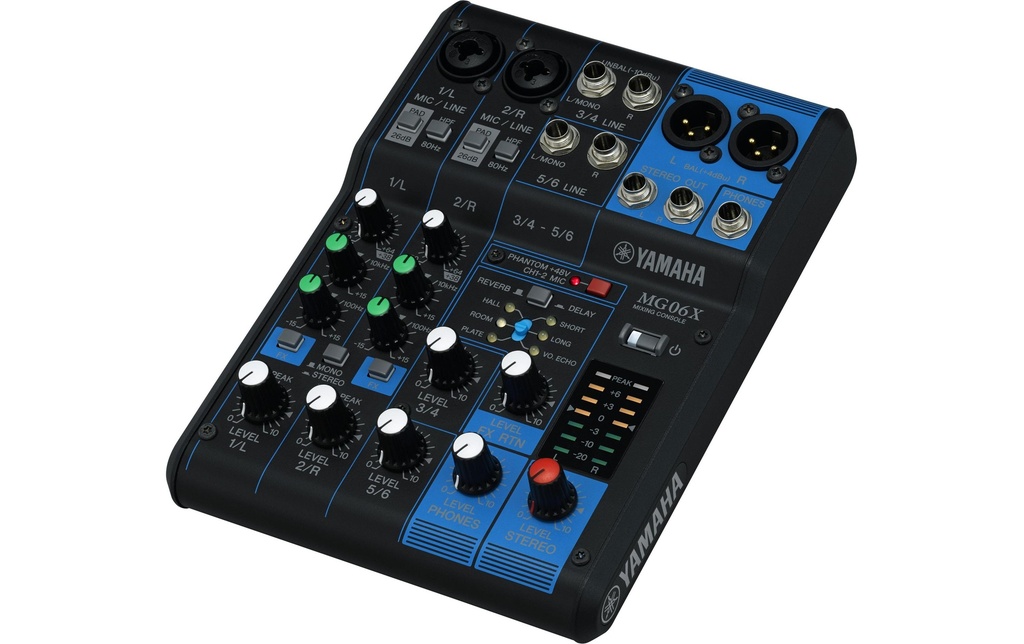 Yamaha Table de mixage MG06X - 6 canaux, analogique