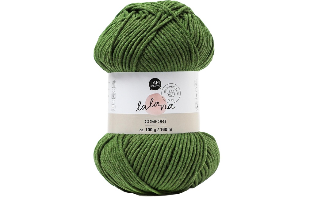 lalana Laine Comfort 100 g, Vert olive