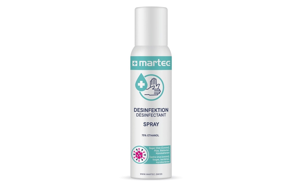 Martec Spray désinfectant pour les mains 100 ml