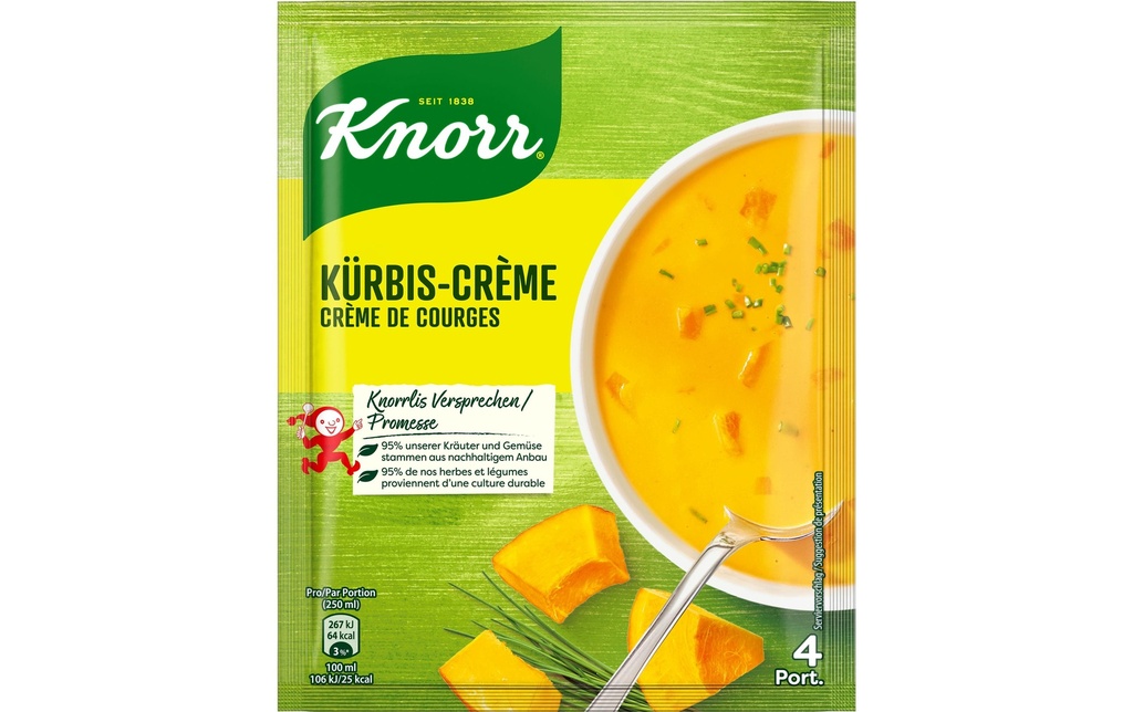 Knorr Soupe à la crème de potiron 4 portions