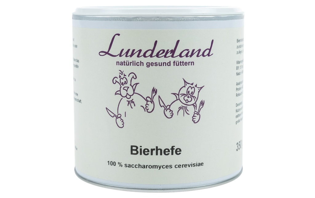 Lunderland Supplément alimentaire pour chiens Levure de bière, 350 g