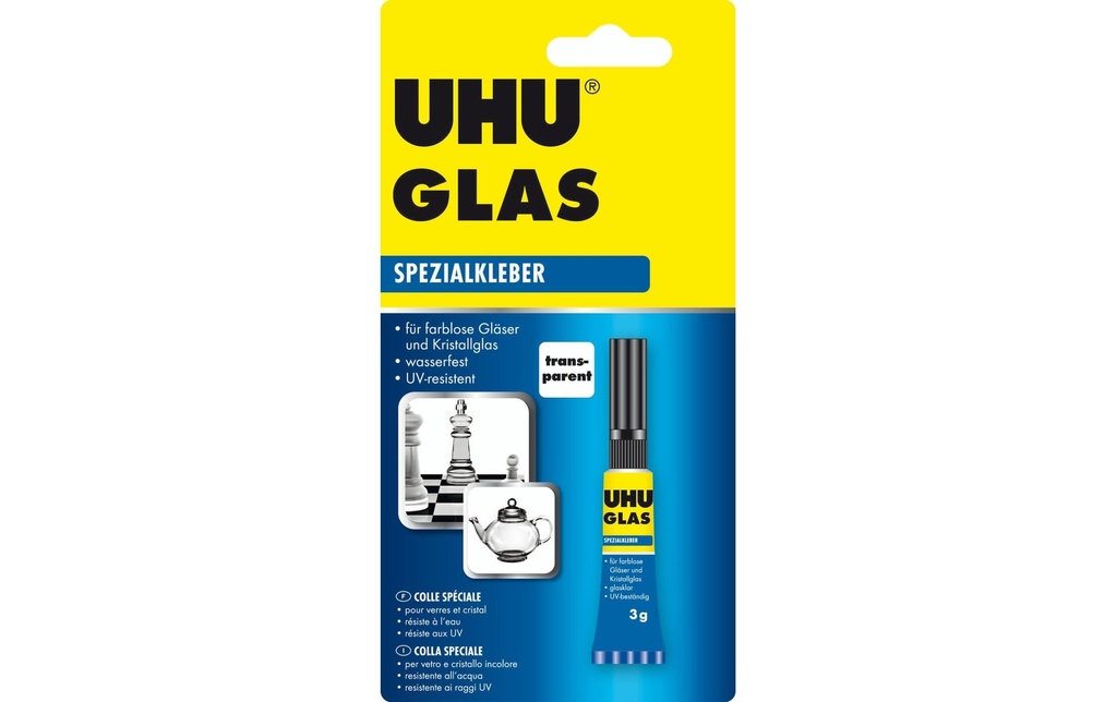 UHU Adhésif spécial Verre 3 g