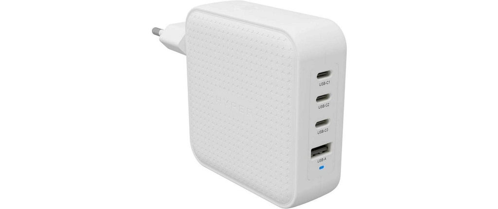 HYPER Chargeur mural USB HyperJuice USB-C GaN 100 W Blanc