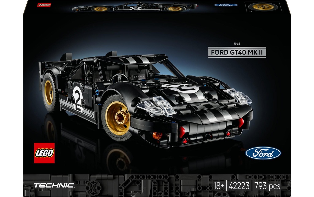 LEGO® Technic La voiture de course 1966 Ford GT40 MKII 42223