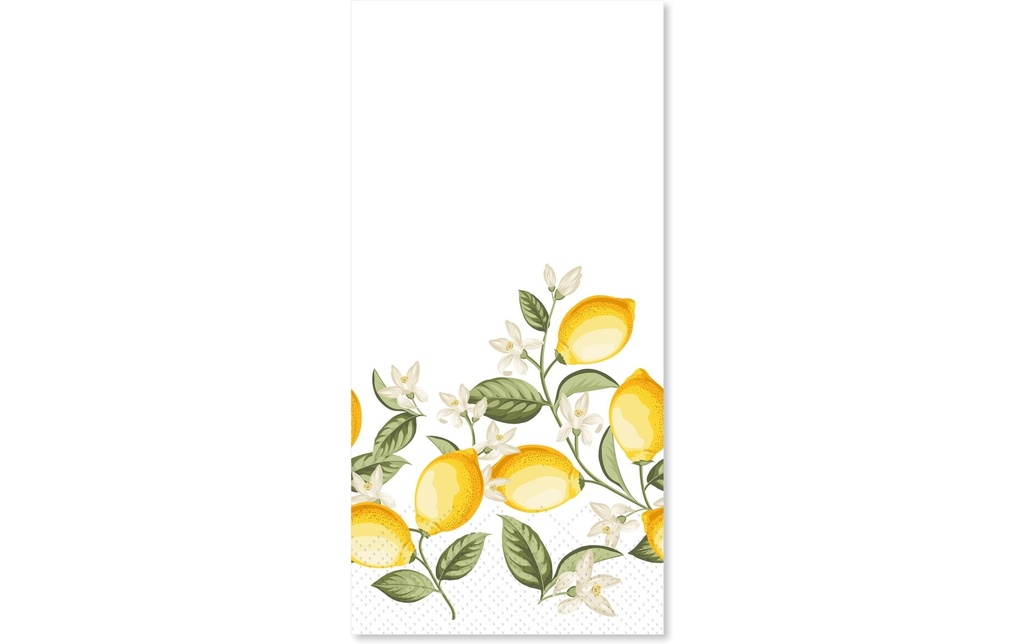 Chic Antique Serviettes en papier avec des citrons 40 cm x 40 cm, 16 Pièce/s
