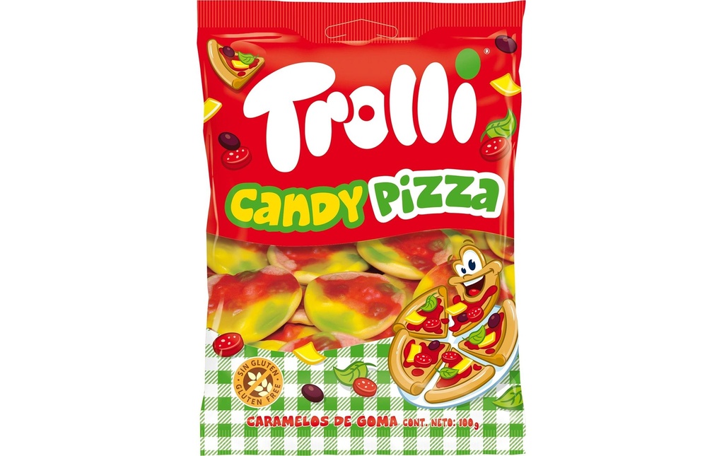 Trolli Bonbons gommeux Candy Pizza 100 g