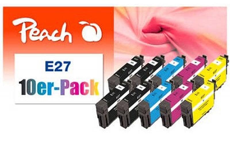 Peach Encre Epson n° 27 4x BK, 2x chaque C,M,Y