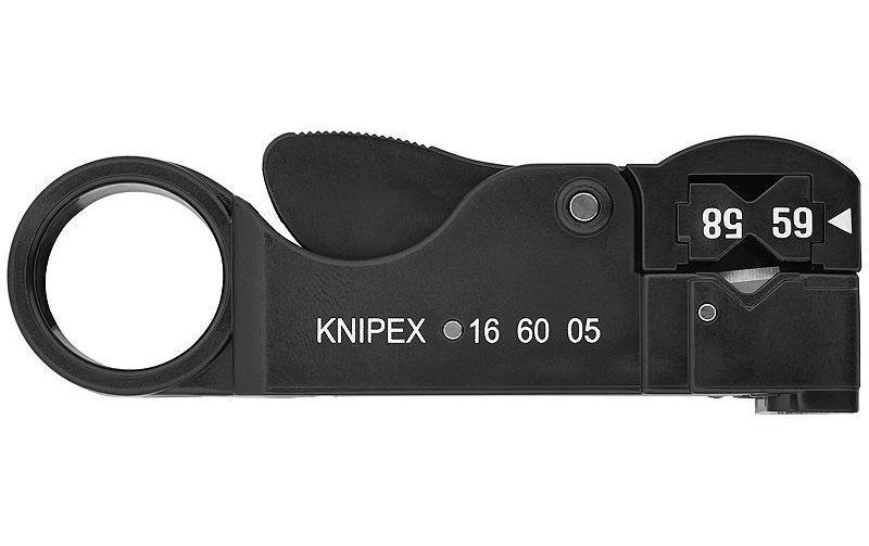 Knipex Outil à dénuder 105 mm pour câbles coaxiaux
