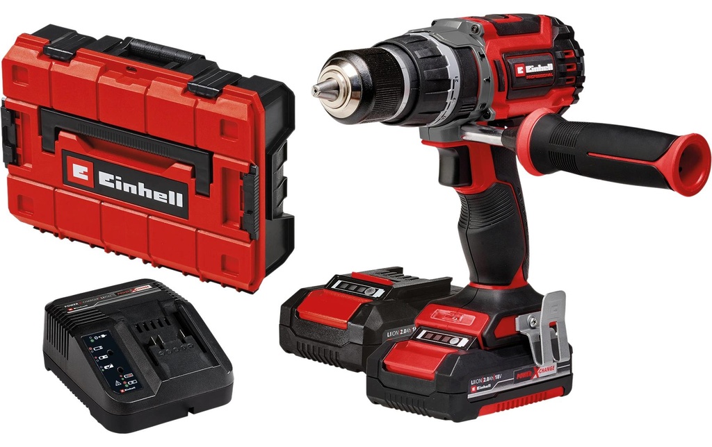 Einhell Professional Perceuses à percussion sans fil TP-CD 18/70 Li-i BL (2 x 2.0Ah)