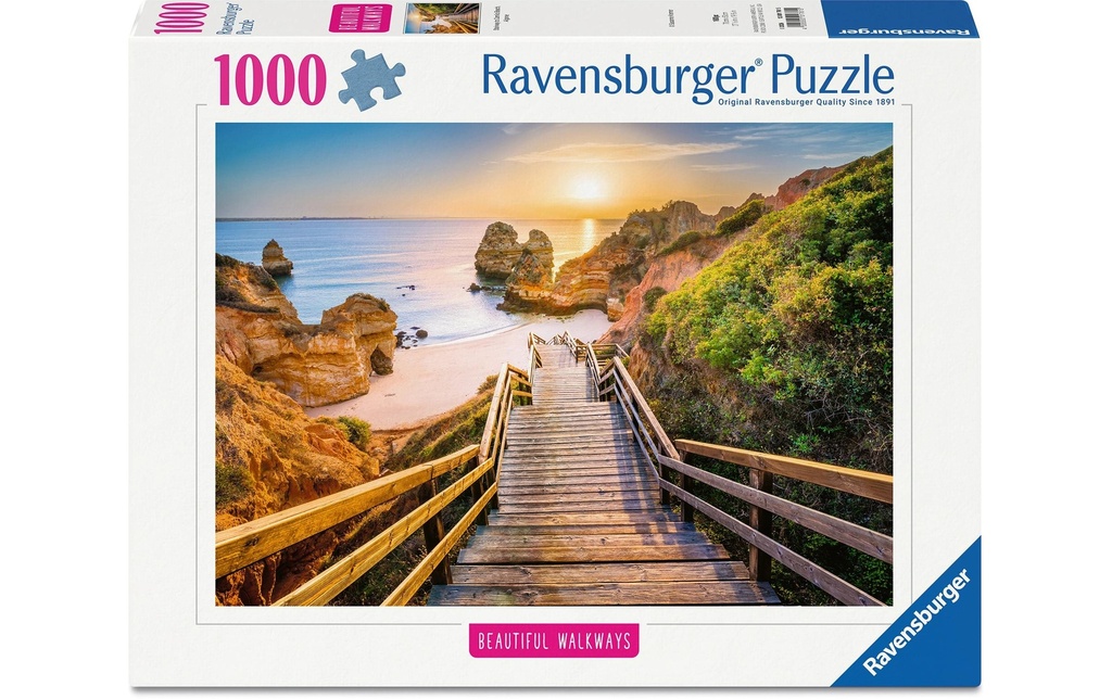 Ravensburger Puzzle Escalier en bois vers Praio do Camilo 1000 pièces