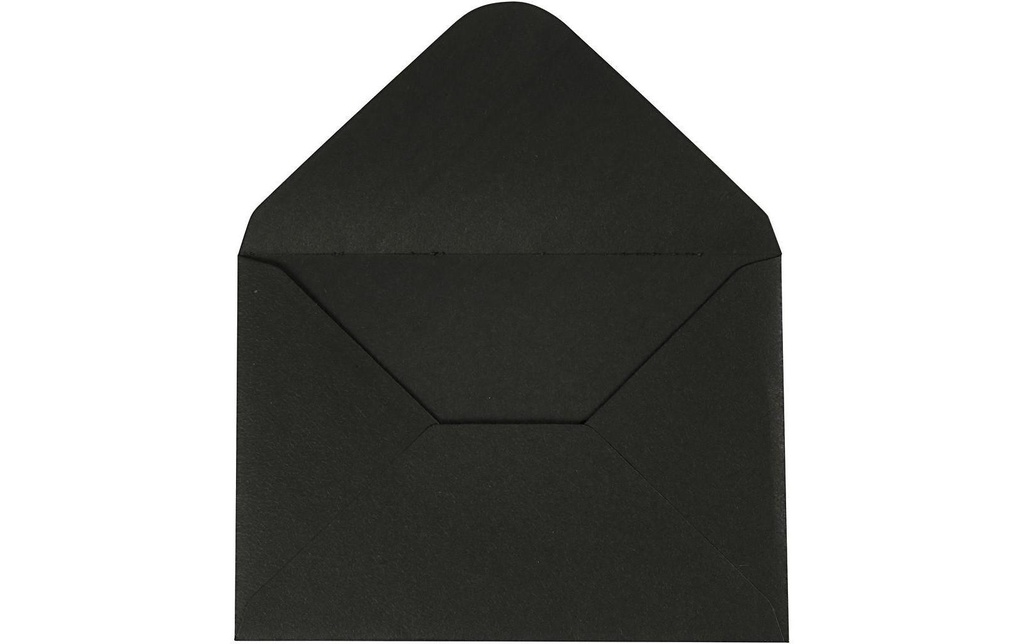Creativ Company Enveloppe 11.5 x 16 cm Noir
