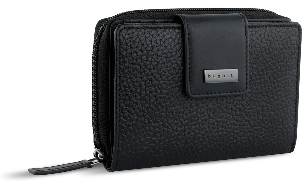 Bugatti Portefeuille Sina 13.5 cm, noir