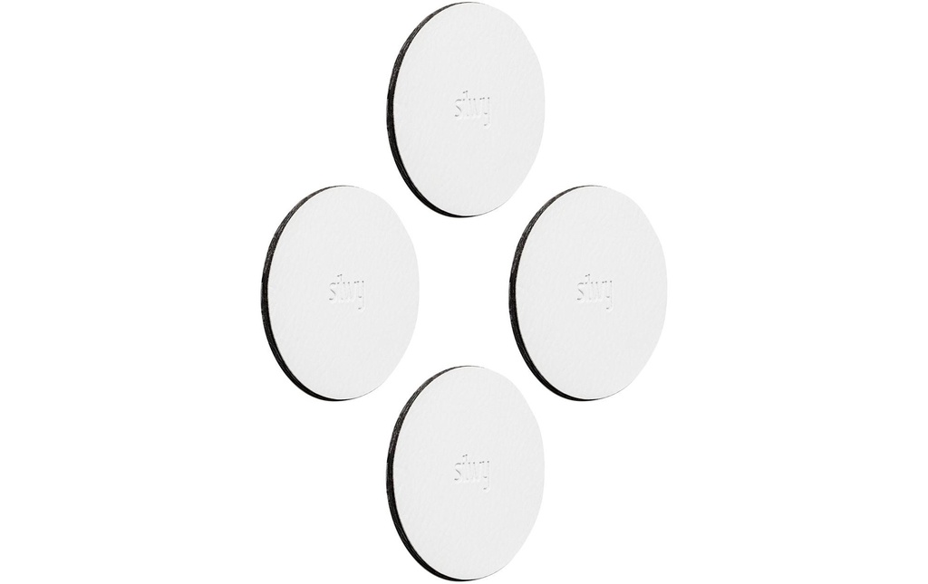 Silwy Tampons de nano gel en métal, set de 4, 7.5 cm