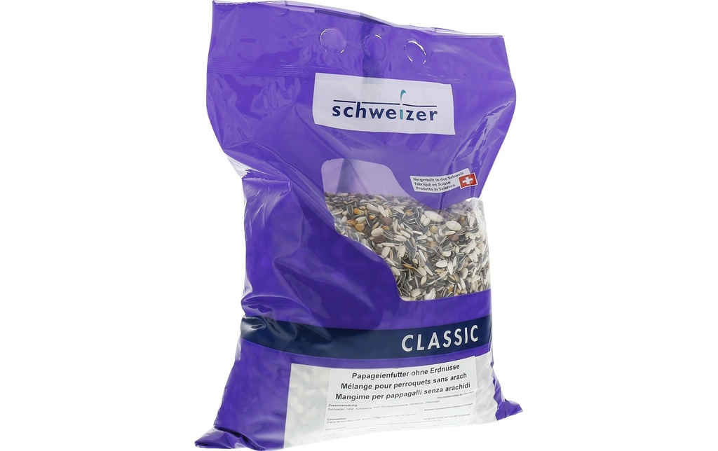 Eric Schweizer Nourriture pour oiseaux d'ornement Nourriture pour perroquets sans cacahuètes, 4 kg