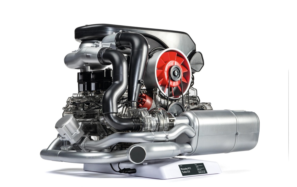 Franzis Kits de montage Porsche 911 moteur turbo 1:3, allemand/anglais