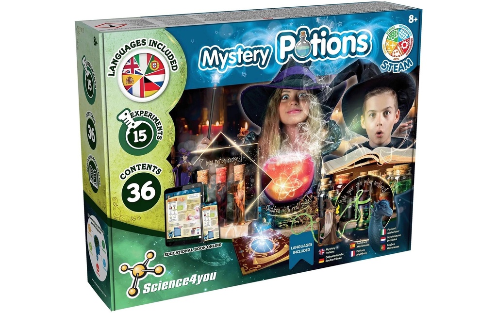 Science4you Boîtes d’expérimentation Mystery Potions