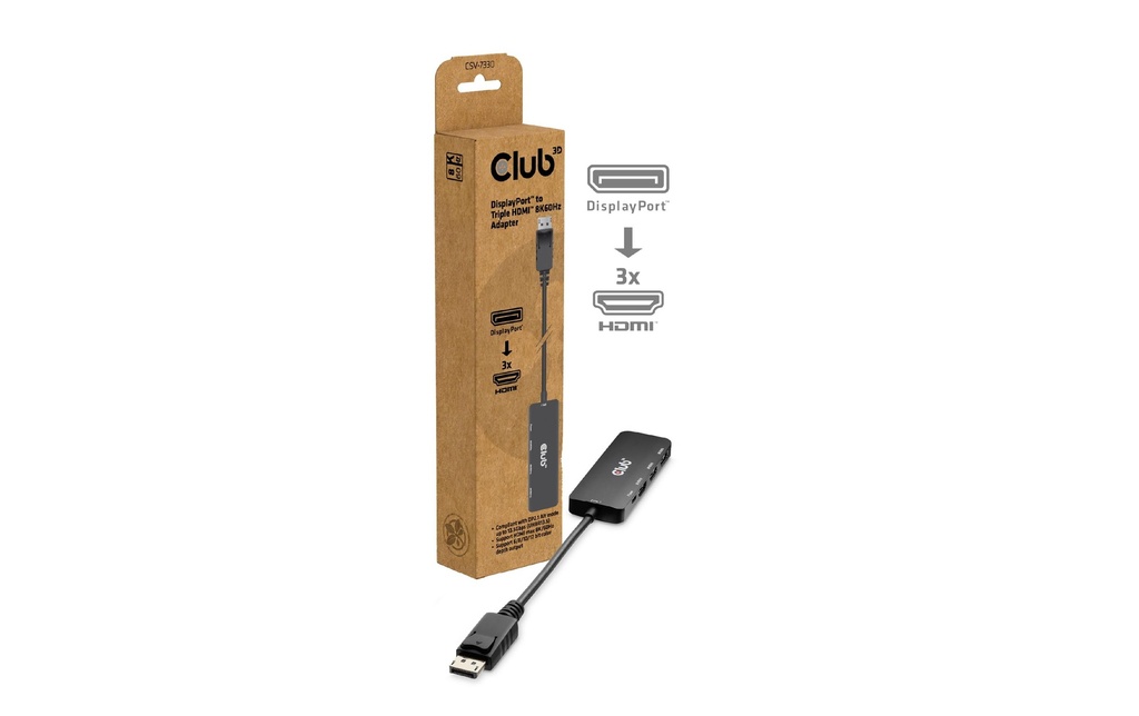 Club 3D Adaptateur CSV-7330 DisplayPort - HDMI