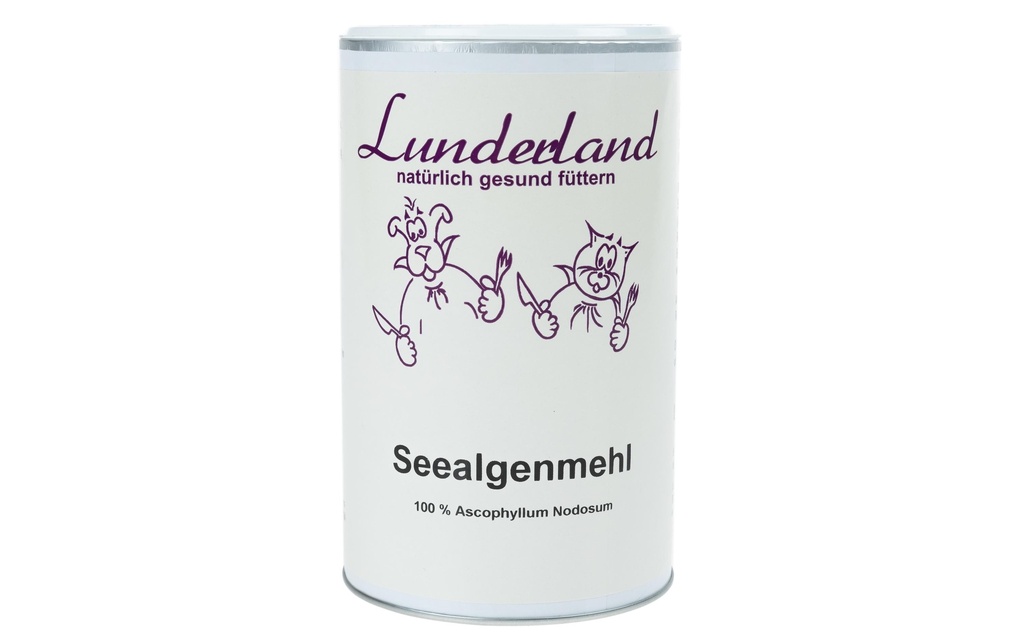 Lunderland Supplément alimentaire pour chiens Farine d'algues marines, 800 g