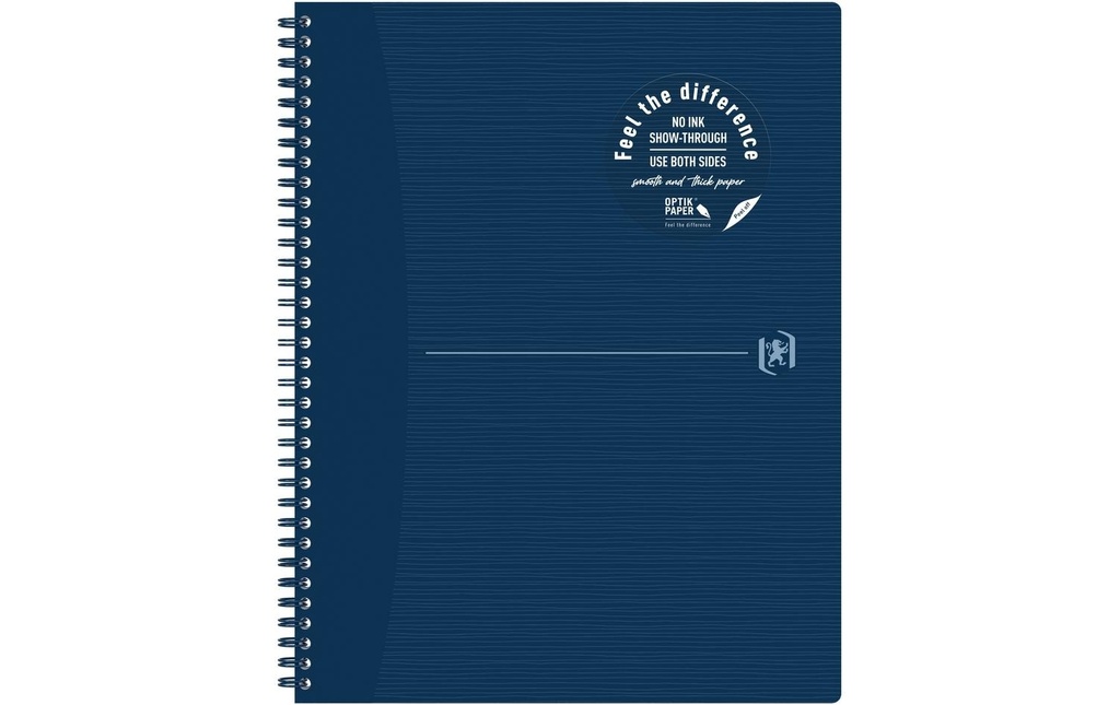 Oxford Bloc-notes A4+, ligné, bleu