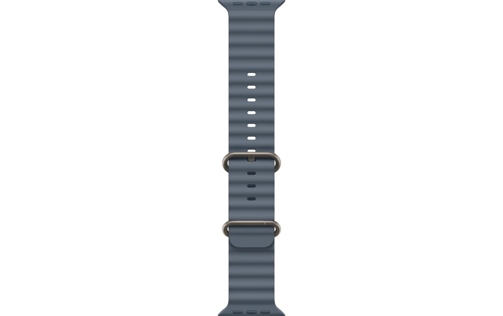 Apple Ocean Band 49 mm Anchor Blue Natural Titanium