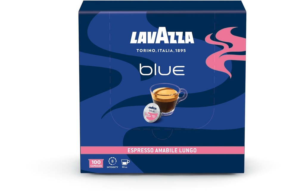 Lavazza Capsules de café Blue Espresso Amabile Lungo 100 pièce