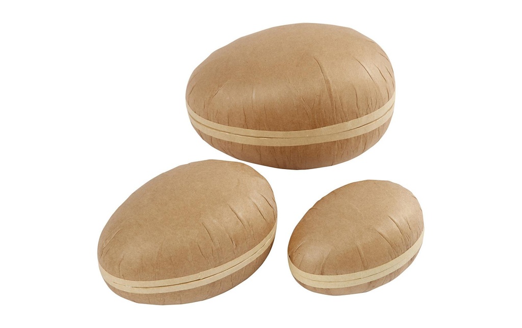 Creativ Company Œufs de Pâques 3 Pièce/s, Brun