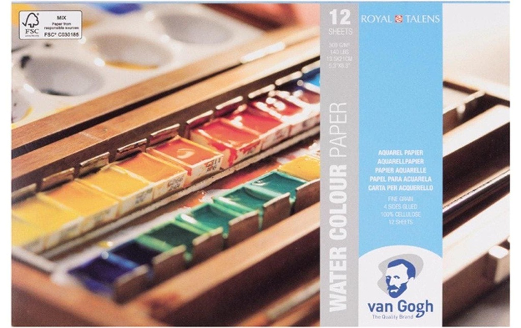Van Gogh Bloc aquarelle 13.5 x 21 cm 13.5 x 21 cm