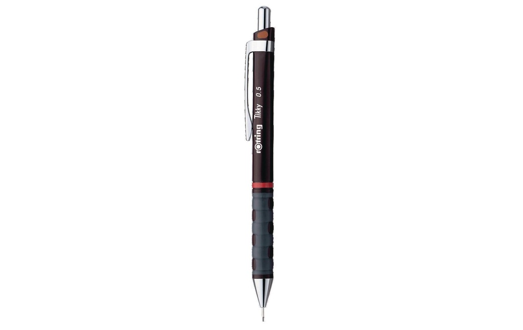 Rotring Porte-mines Tikky HB, 0.5 mm, Rouge bordeaux