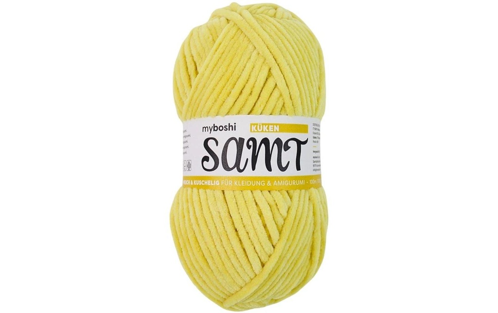 myBoshi Laine Chenille Samt Poussin