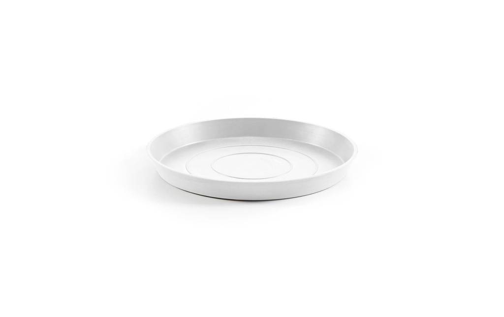 Ecopots Soucoupe Rond 40, Blanc