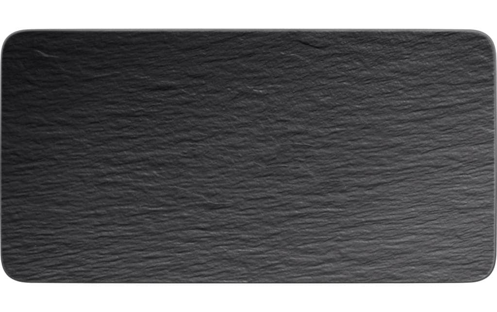 Villeroy & Boch Plateau de service Manufacture Rock Rectangulaire, Noir
