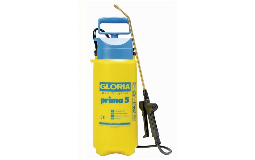 Gloria Pulvérisateur à pression Prima 5, 5 l