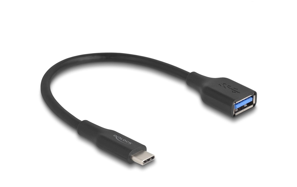 Delock Adaptateur USB-C – USB-A 10 Gbps, 19 cm, 60W