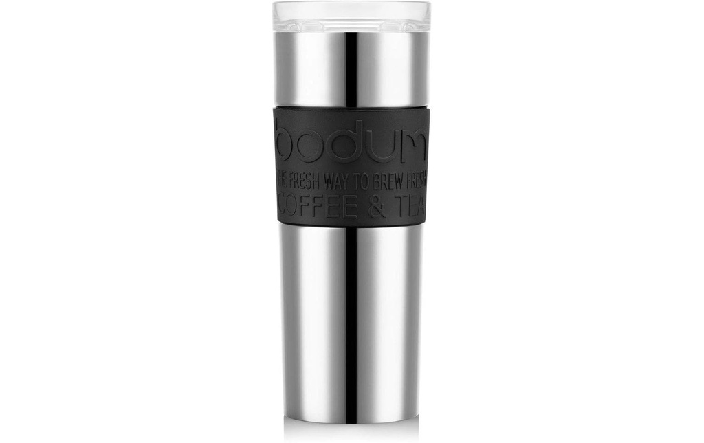 Bodum Travel Mug à double paroi argent, 0.45 l