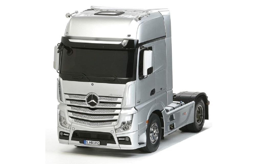 Tamiya Camion Mercedes-Benz Actros 1851 Gigaspace 4x2 Kit de construction, 1:14
