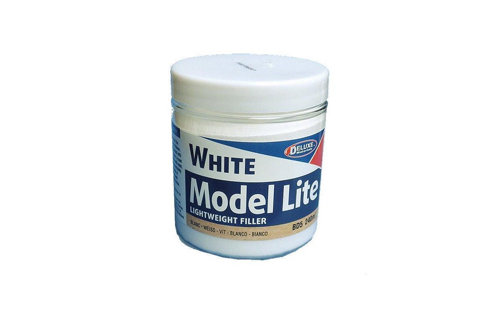 Deluxe Materials Enduit céramique Model Lite Blanc, 240 ml