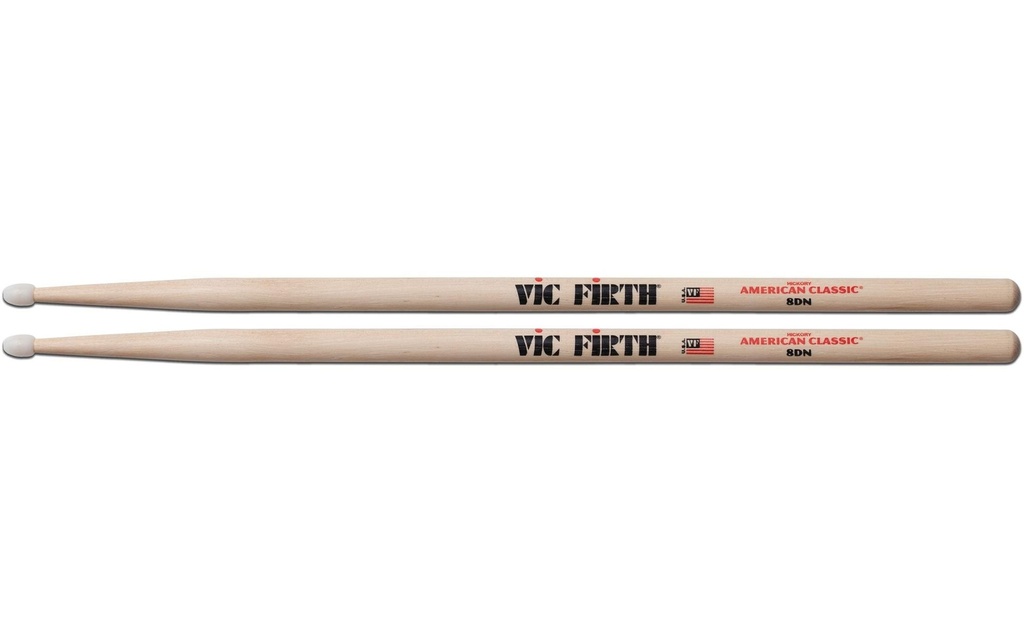Vic Firth Baguettes de batterie 8DN – 1 Paire/s