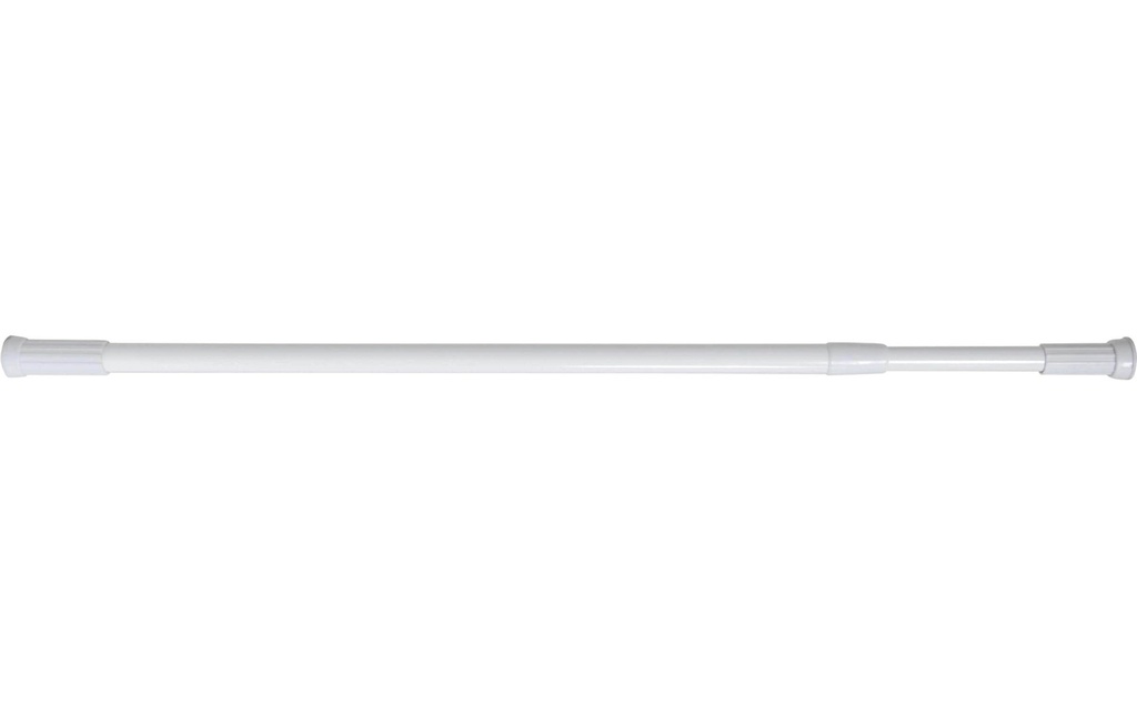 MSV Tringle pour rideau de douche 70 - 120 cm, Blanc