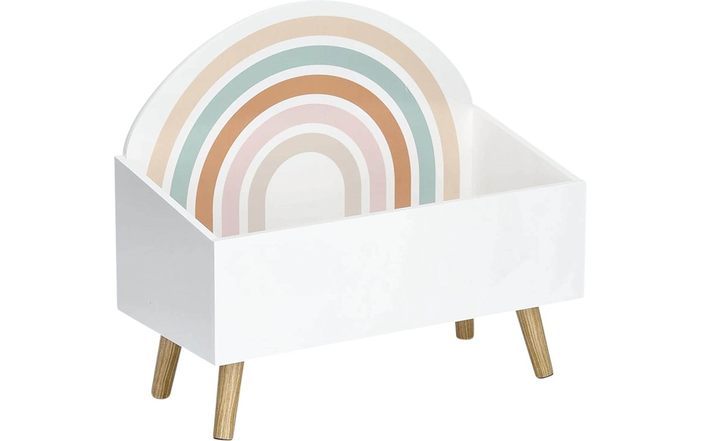Zeller Present Coffre de rangement pour enfants Rainbow 58 x 28 x 52 cm