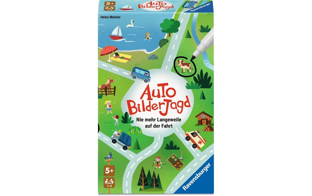 Ravensburger Jeu de voyage chasse aux images de voitures