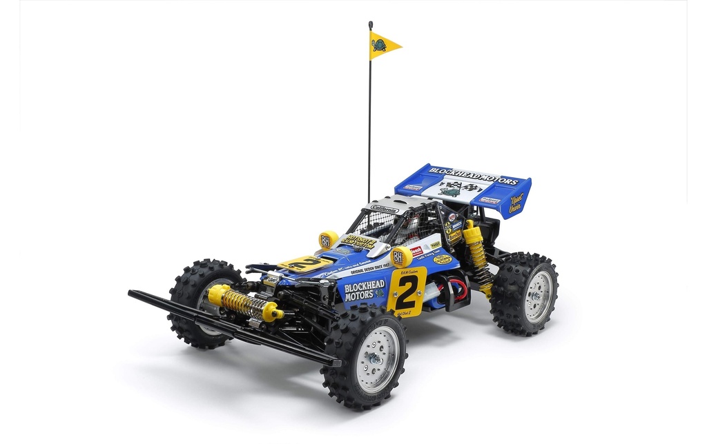 Tamiya Buggy Hotshot II Blockhead Motors, 4WD, kit de construction, 1:10