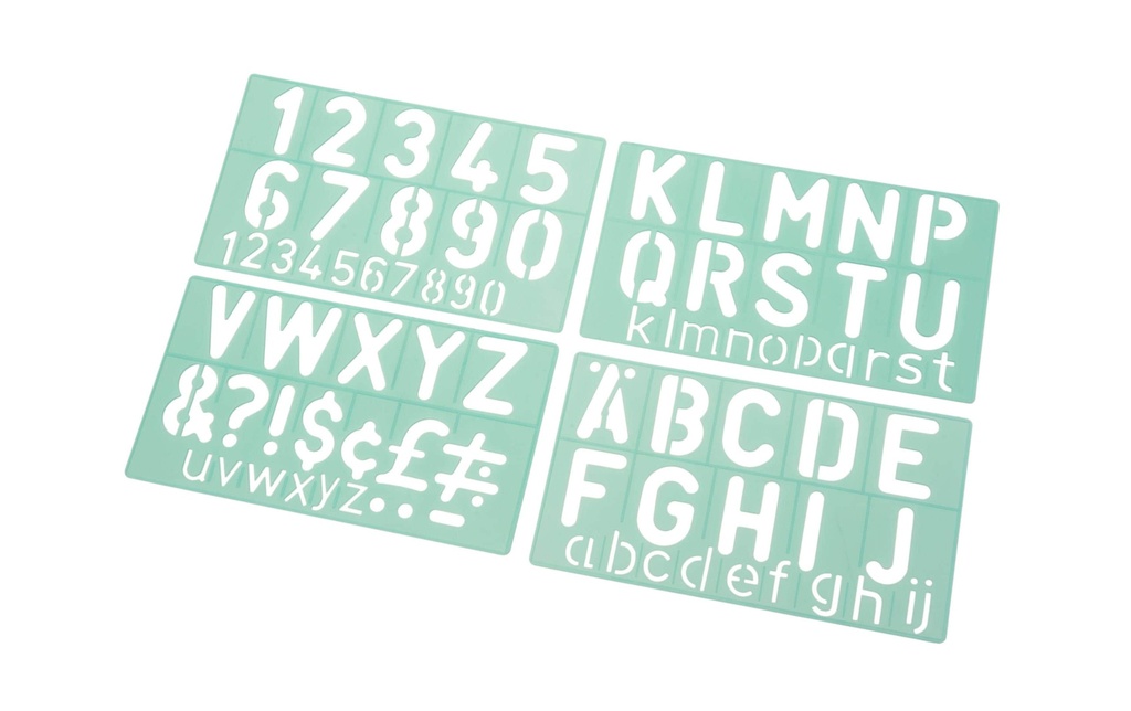 LINEX Trace lettres/chiffres 50mm