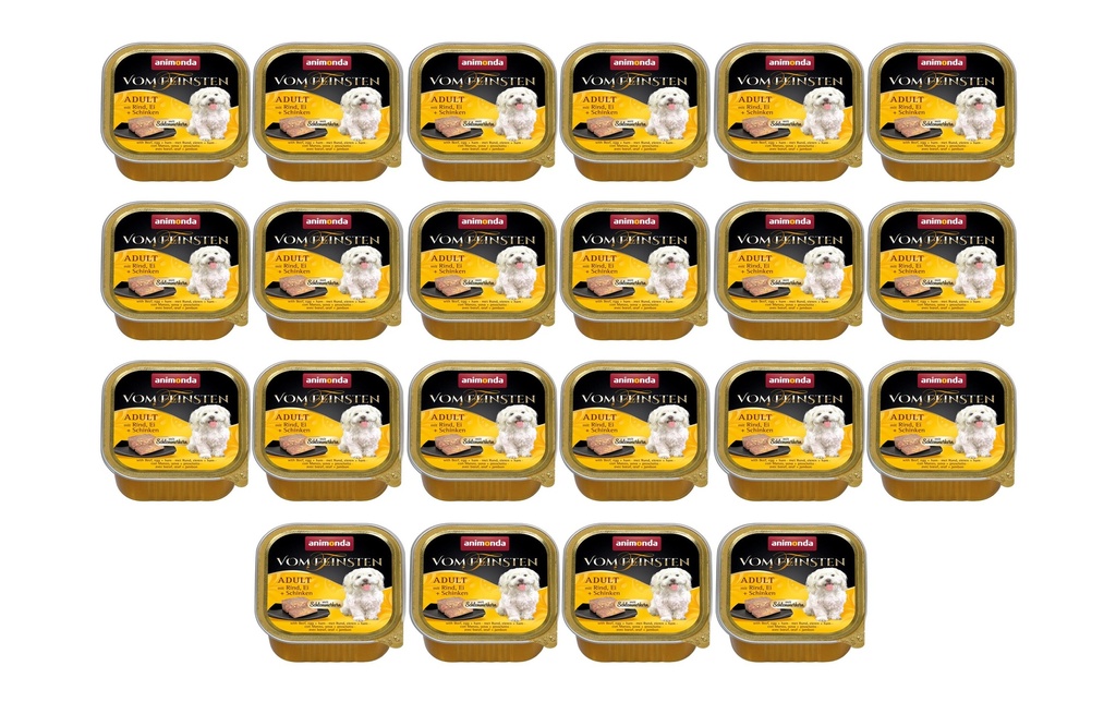 animonda Alimentation humide V.Feinsten noyau de bœuf/jambon 22 x 150g