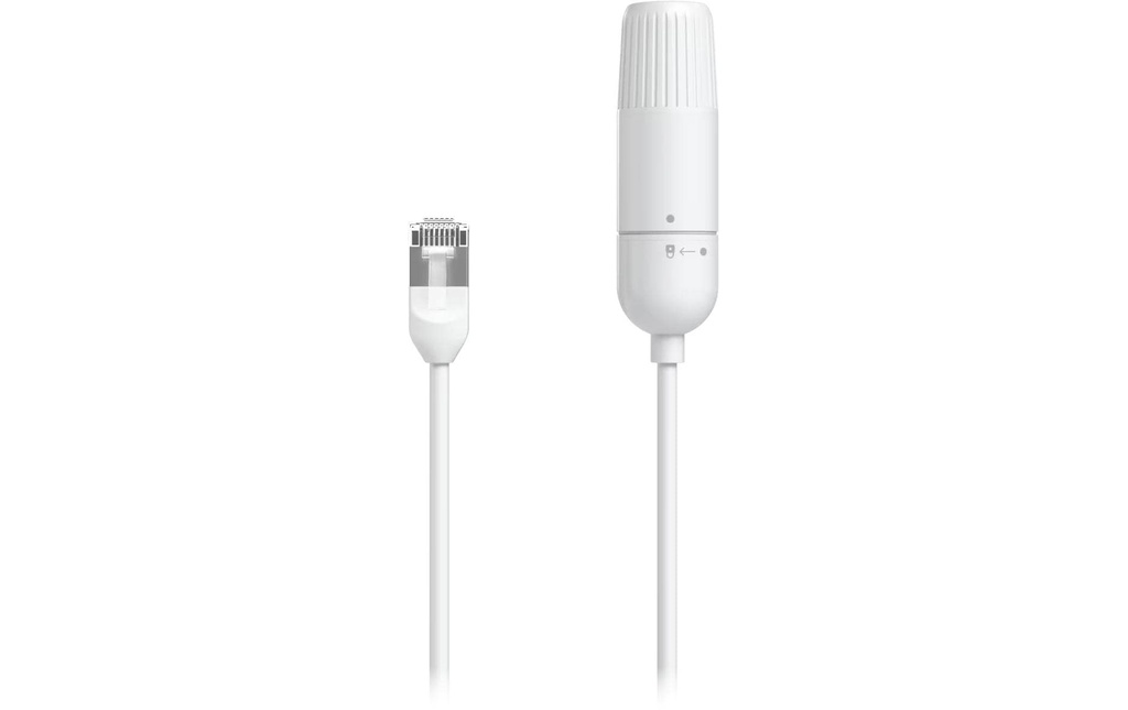 Ubiquiti Easy Cable Extension Cat 6A, F/UTP, 0.185 m, Blanc