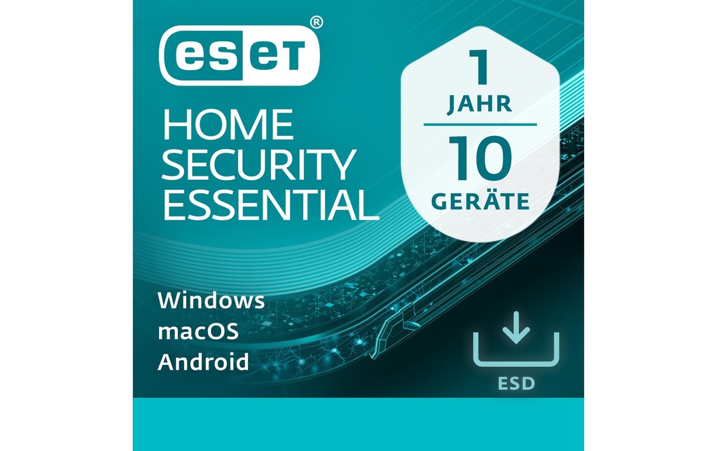 ESET HOME Security Essential Version complète, 10 Utilisateurs, 1 an