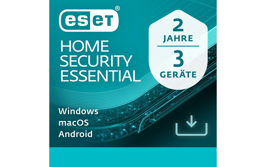 ESET HOME Security Essential Version complète, 3 Utilisateurs, 2 ans