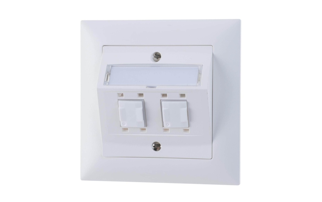 Feller EDIZIOdue Prise réseau UP 2x RJ45 Cat. 5e non blindé